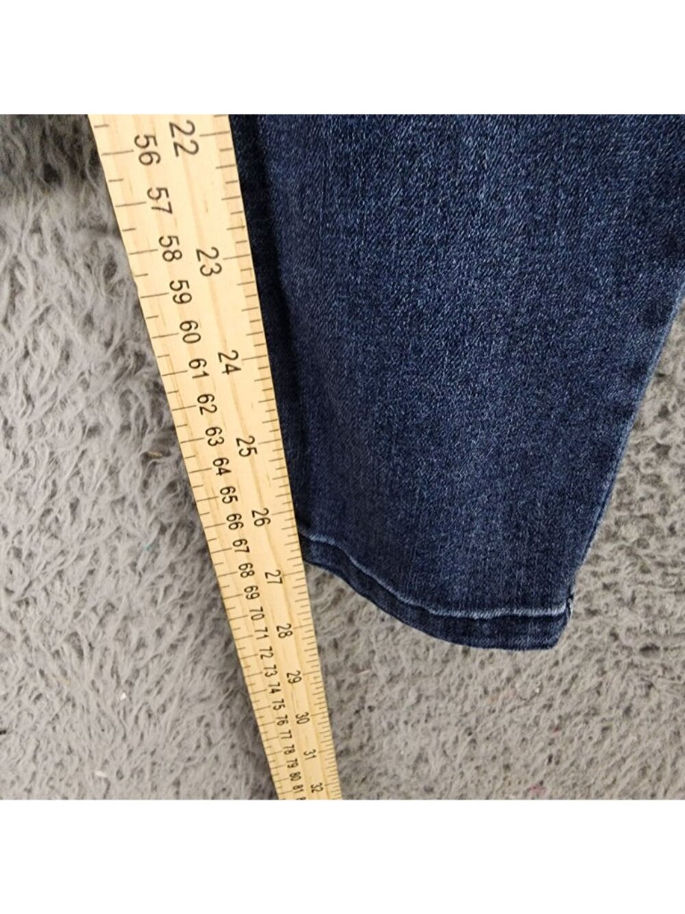 Democracy Jeans Womens 6 Blue Stretch Denim Skinny - Picture 7 of 14